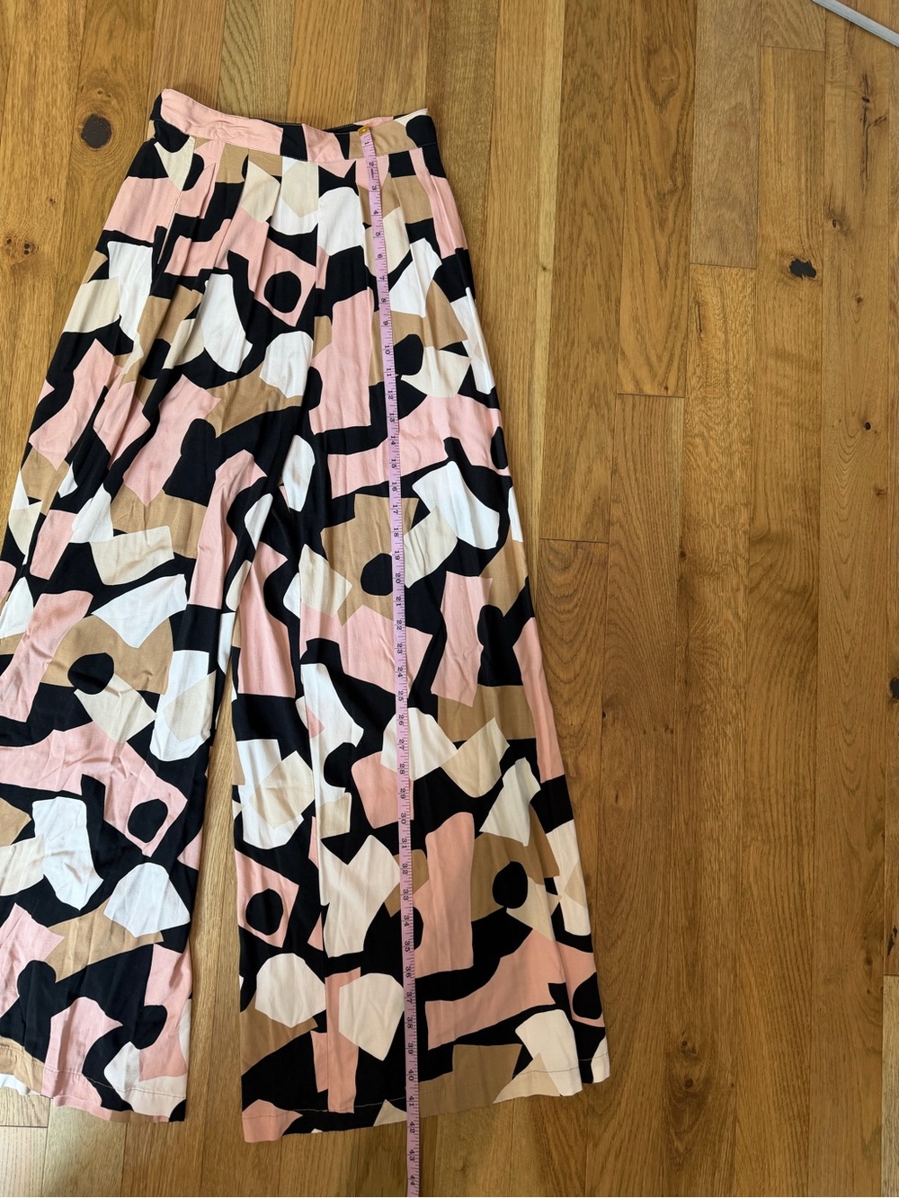 🖤 Corey Lynn Calter Abstract Print Wide Leg Pants Size XS 🖤 - Picture 8 of 15